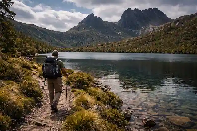 10 Long-Distance Hiking Trails Perfect For Solo Travelers 6 solo hiker on the Overland Track in Tasmania